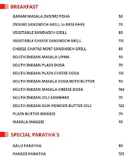 Hotel Om Stay Well menu 1