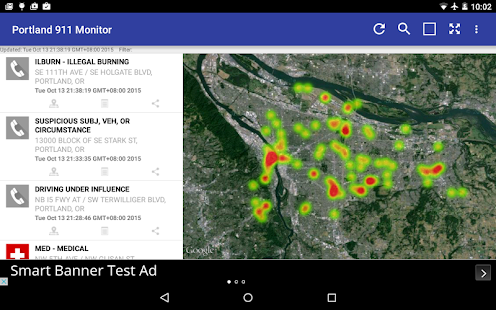 Portland 911 Incidents Monitor Screenshots 8