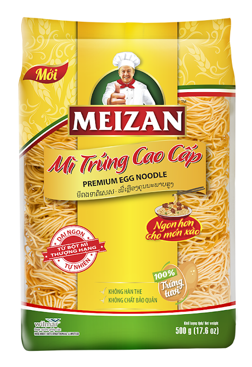 Mì trứng cao cấp Meizan 500g