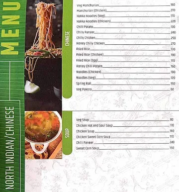 Malabar Coco menu 