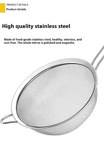 Title 6, Minimalist Household Stainless Steel Fine Mesh ...