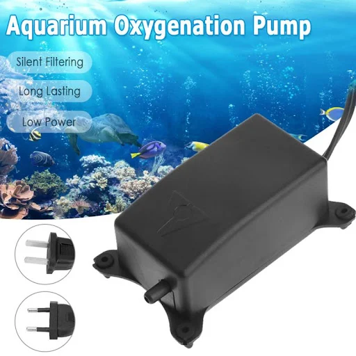 Ultra Low Noise Aquarium Air Pump Fish Tank Mini Air Compressor Oxygen Pump Aquarium Fish Tank Oxygen Pump Hose Air Ston