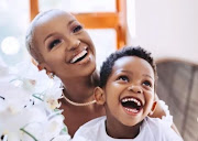 Nandi Madida's son Shaka recently turned five.