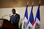 FILE PHOTO: Haiti's President Jovenel Moise speaks during the investiture ceremony of the independent advisory committee for the drafting of the new constitution at the National Palace in Port-au-Prince, Haiti October 30, 2020. 