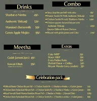 Biryani Mansion menu 2