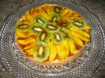 Kiwi and Mango Tart