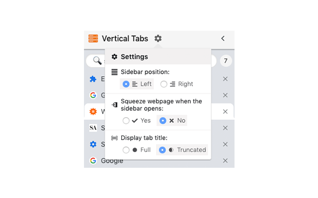 Vertical Tabs Preview image 2