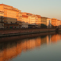 Riflessi dorati sull'Arno di 