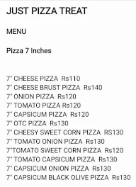 Just Pizza Treat menu 1