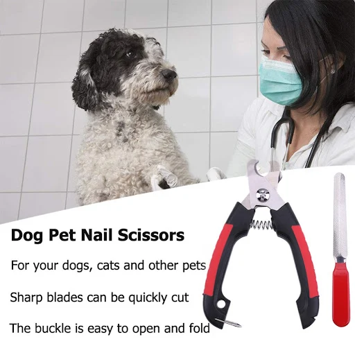 Pet Cat Dog Nail Clipper Cutter With Sickle Stainless Steel Grooming Scissors Clippers for Animals Pet Claws Dog Supplie