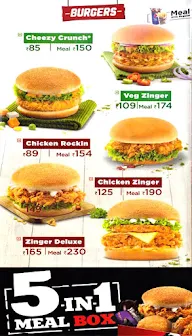 KFC menu 1