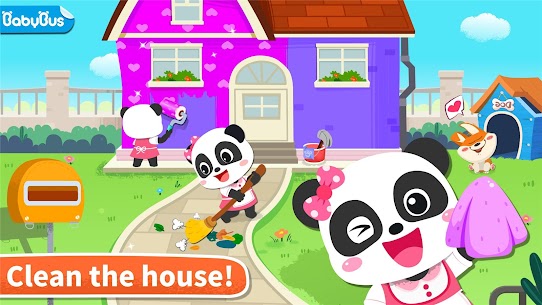 Baby Panda’ s House Cleaning MOD (Unlocked) 1