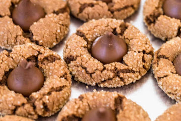 Chocolate Peanut Butter Blossoms