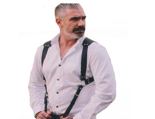 Title 3, Fashion mens suspender decorative belt, adjust...