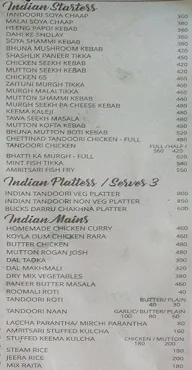 The Buck Stop Here menu 1