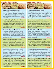 Uttara Karnataka Jolada Rotti Mattu Chapati Angadi menu 1