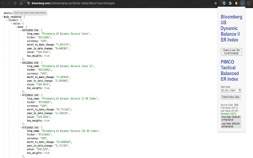 Index Tracker