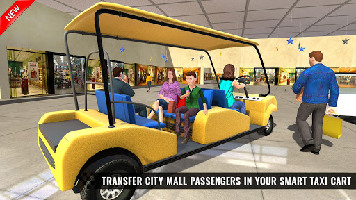 Shopping Mall Smart Taxi: Family Car Taxi Games