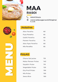 Maa ki rasoi menu 1