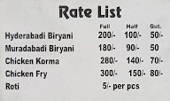 Muradabadi Chicken Corner menu 1