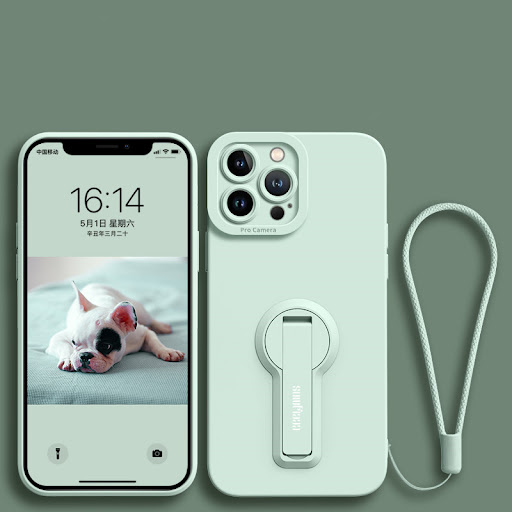 Title 4, Fashion Minimalist Solid Color Silicone Phone C...