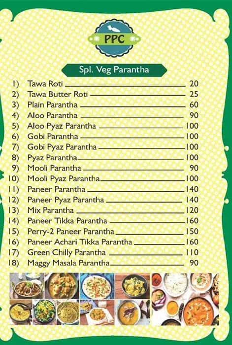 Pandit Ji Paratha Company menu 