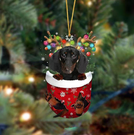Title 4, New Creative Cute Christmas Socks Dog Pendant D...