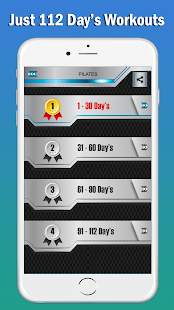 Pilates : Home Fitness Workout & Routine Exercises Screenshot