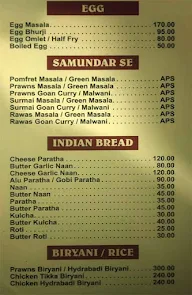 Masoli Bazaar menu 4