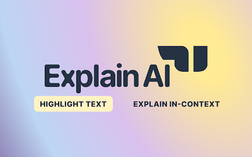 Explain AI - Explain anything in its context