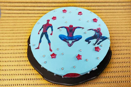 Spider Man Theme Cake