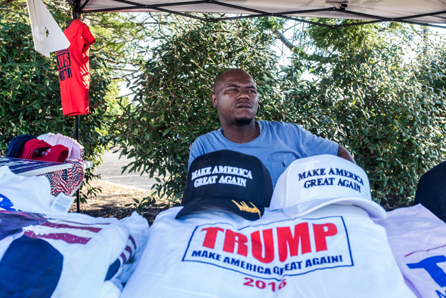 What happens when Donald Trump visits a Black Neighbourhood