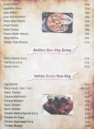 Amaravathi Andhra Style Family Restaurant menu 5