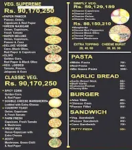 Chef Story Pizza menu 1