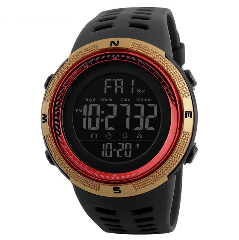 Luminous movement electronic watch for easy time reading. Enjoy clear visibility in the dark and experience accurate tim