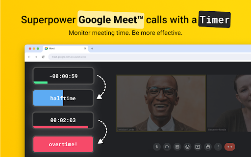 Meeting Timer - for Google Meet