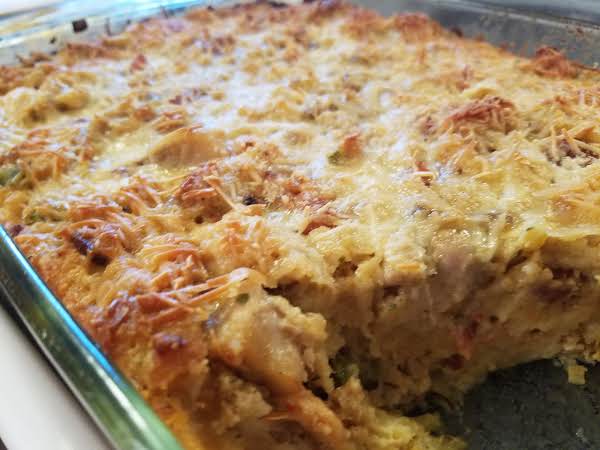 Chicken Bacon Ranch Bread Pudding_image