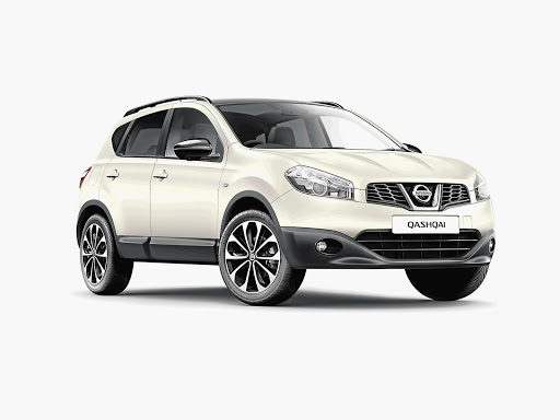 The Qashqai is available in Pearl White metallic paintwork