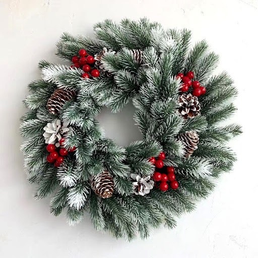 Title 1, Christmas Garland LED Lights Creative Props Lay...