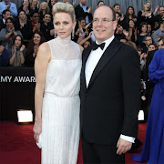 Princess Charlene and Prince Albert.