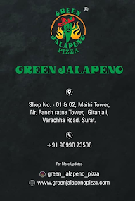 Green Jalapeno Pizza menu 1