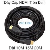 Dây Cáp Hdmi 10M 15M 20M Tròn Đen - Dây Cáp Kết Nối Cổng Hdmi 2 Đầu Tốt Chống Nhiễu Xịn Chất Luong Cao