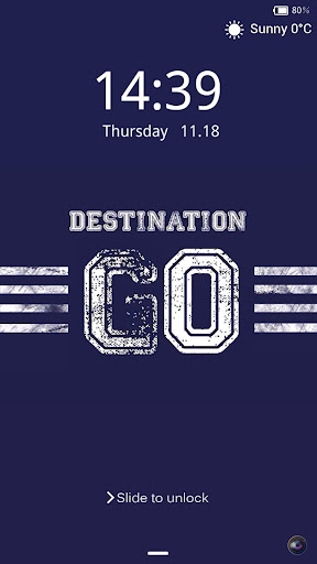 Go - iDo Lock screen theme