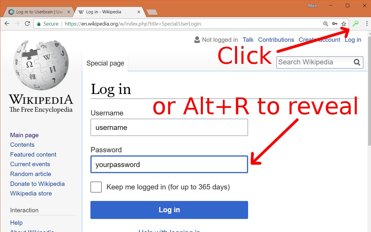 Password Revealer with Keyboard Shortcut Preview image 4