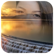 Waterfall photo frames  Icon