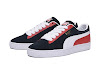 suede classic block puma black-high risk red-pum