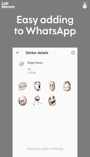 Rage Faces Stickers for WhatsApp