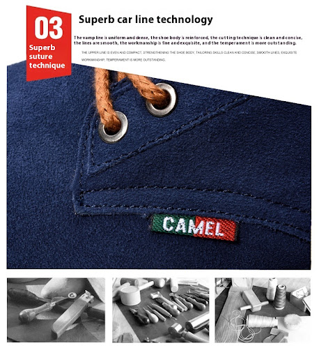 Title 7, Genuine Leather Wear-Resisting Sand Non-slip El...