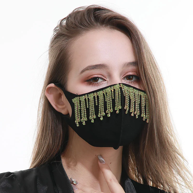 Title 2, Maske od pamuka sa resicama u boji, prozračna, ...