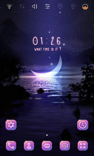 MoonLight night launcher theme